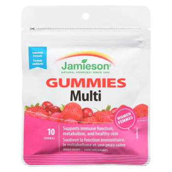 Jamieson Multi Women Mixed Berry 10 Gummies