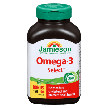 Jamieson Omega-3 Select Bonus 150+50 Softgels
