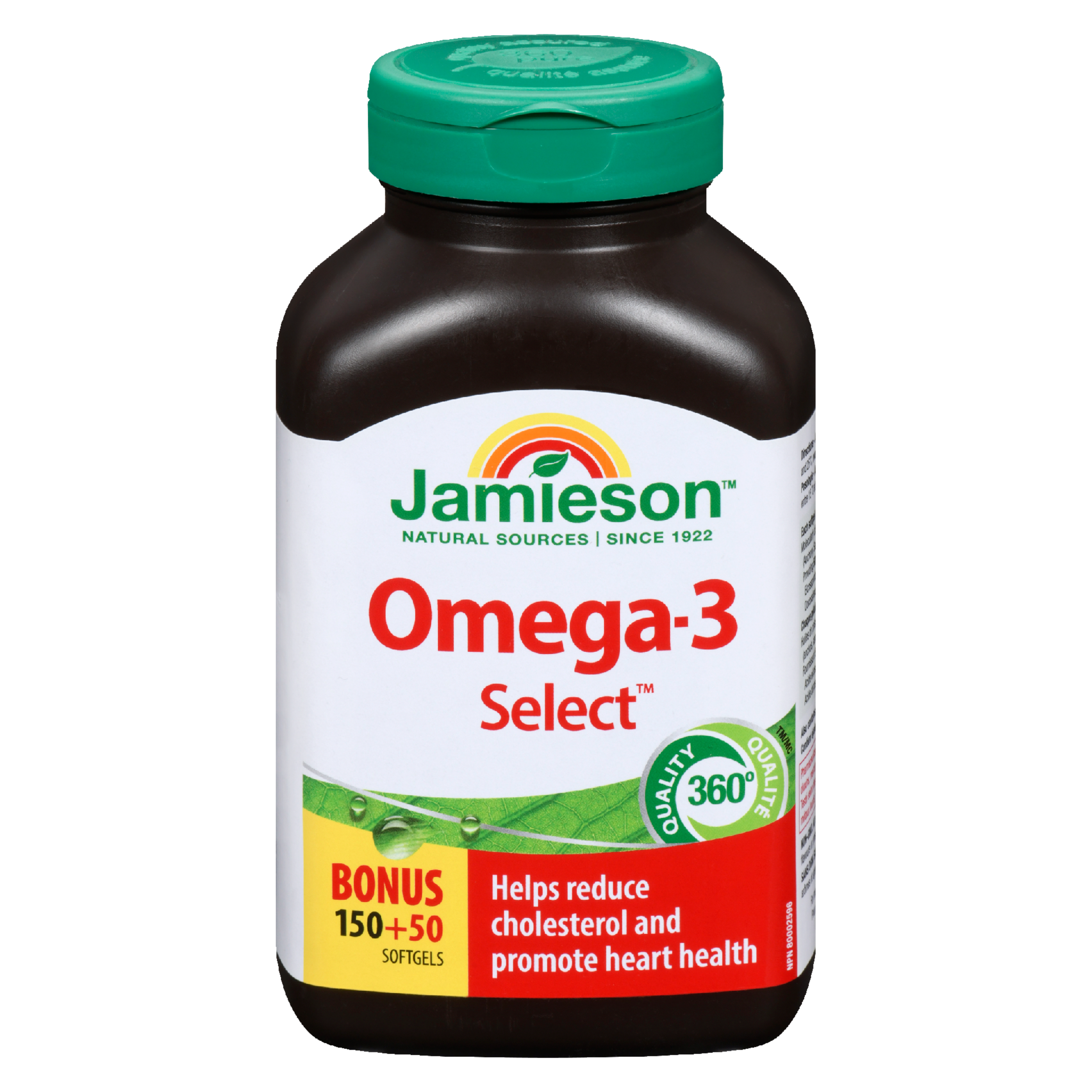 Jamieson Omega-3 Select Bonus 150+50 Softgels