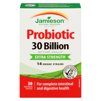 Jamieson Probiotic Extra Strength 30 Vegetarian Capsules