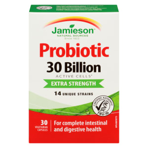 Jamieson Probiotic Extra Strength 30 Vegetarian Capsules