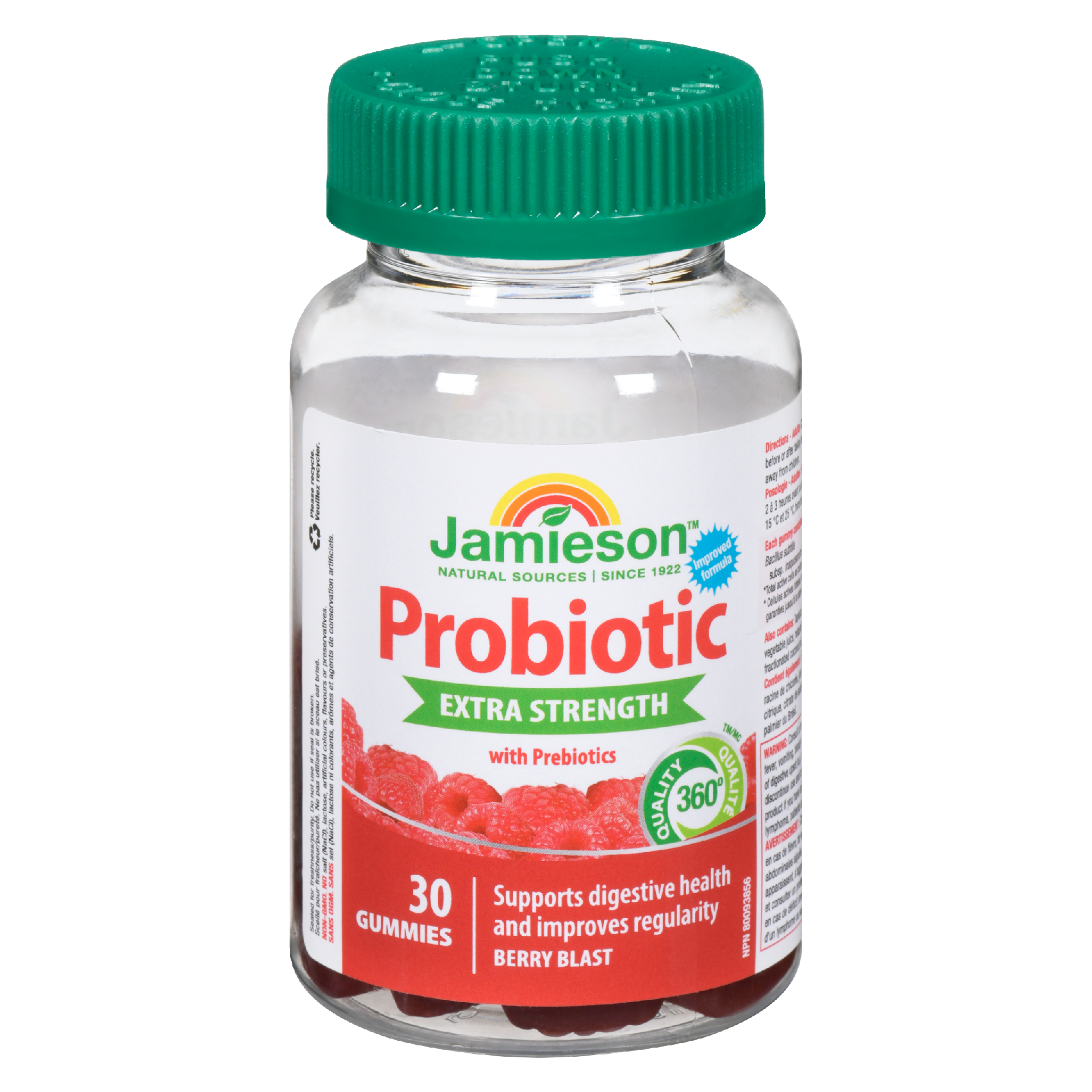 Jamieson Probiotic Extra Strength Berry Blast 30 Gummies