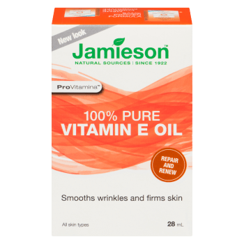 Jamieson ProVitamina 100% Pure Vitamin E Oil All Skin Types 28 ml