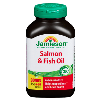 Jamieson Salmon & Fish Oil Bonus 150+50 Softgels