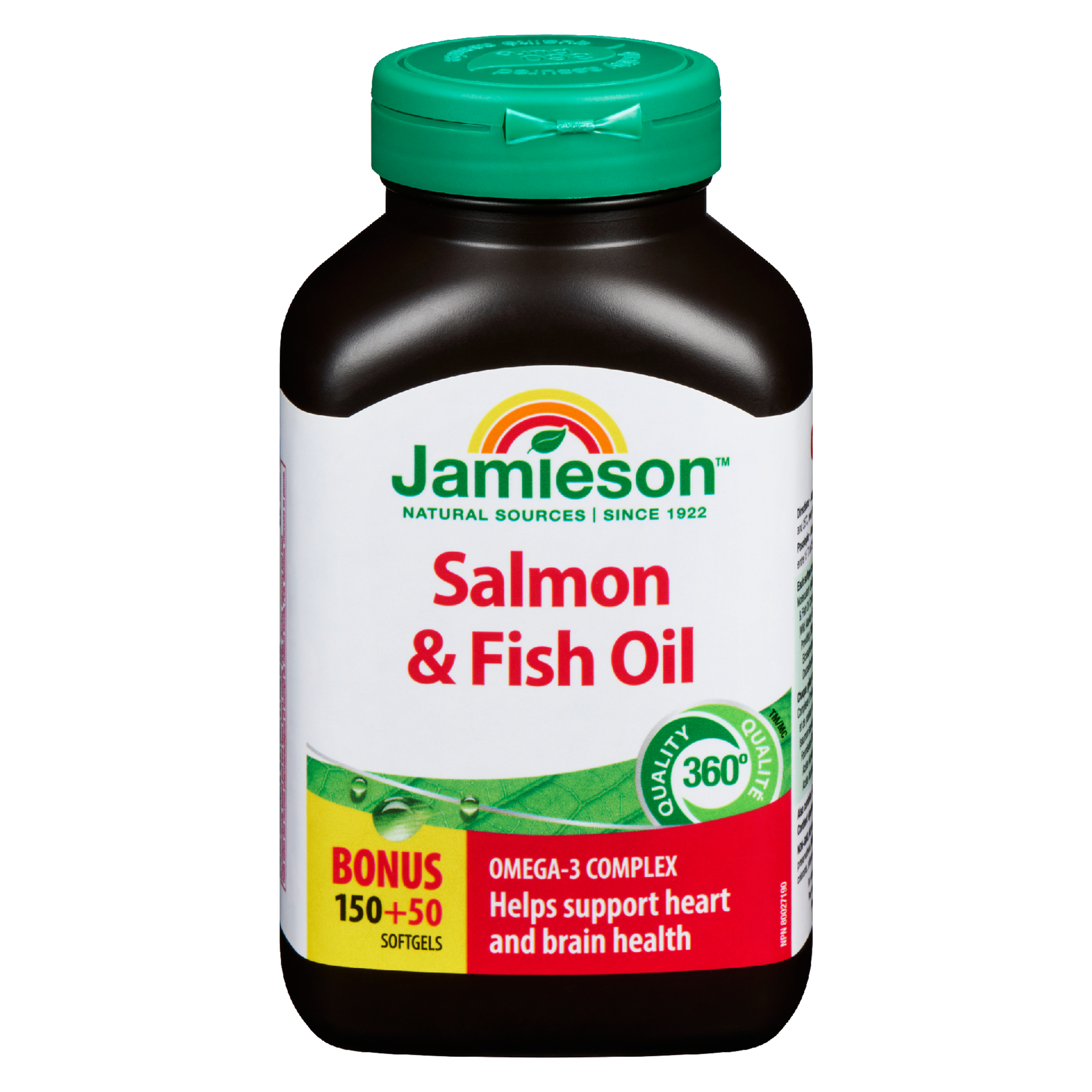 Jamieson Salmon & Fish Oil Bonus 150+50 Softgels