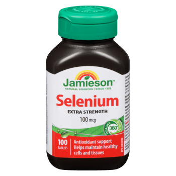 Jamieson Selenium Extra Strength 100 mcg 100 Tablets