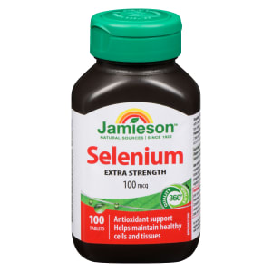 Jamieson Selenium Extra Strength 100 mcg 100 Tablets