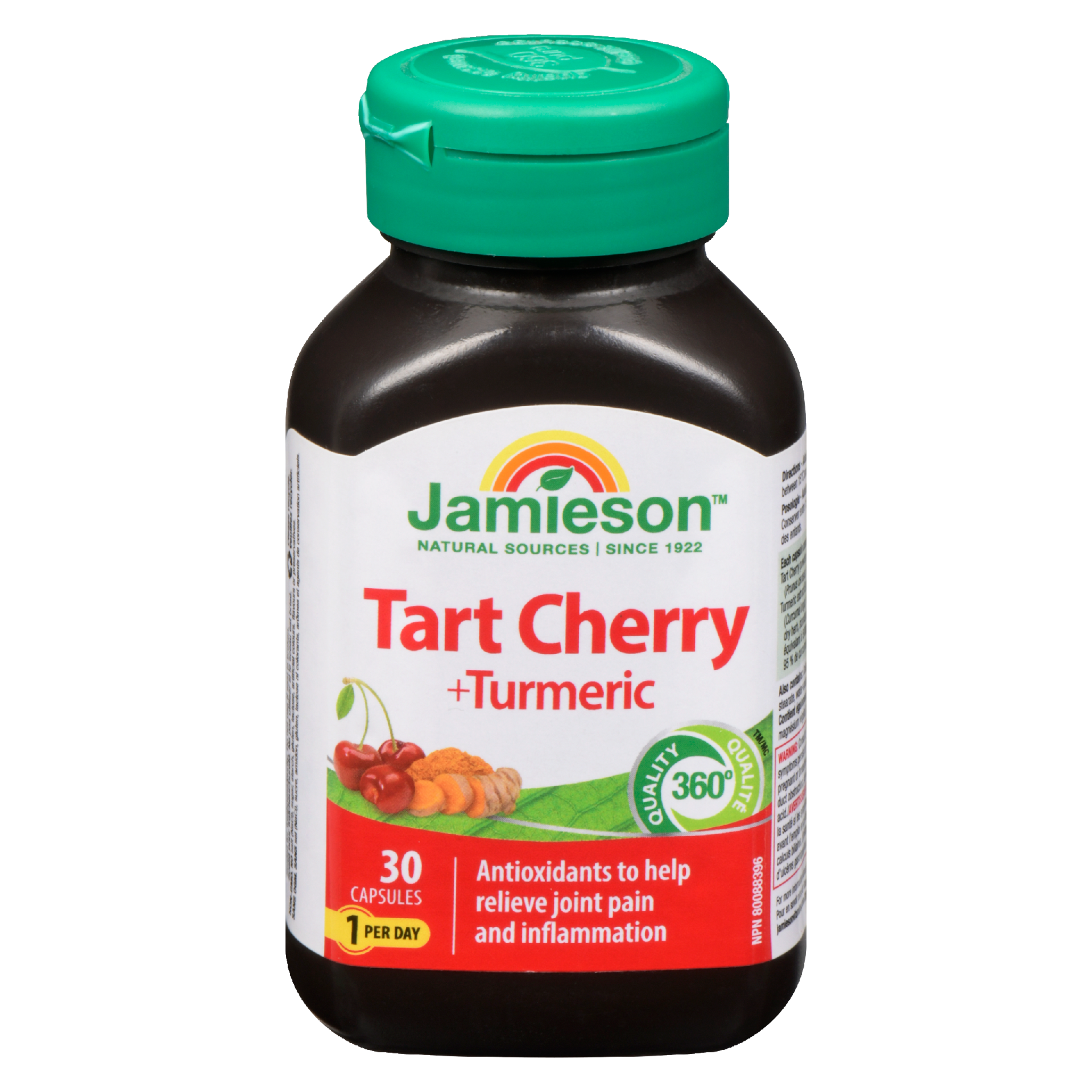 Jamieson Tart Cherry +Turmeric 30 Capsules