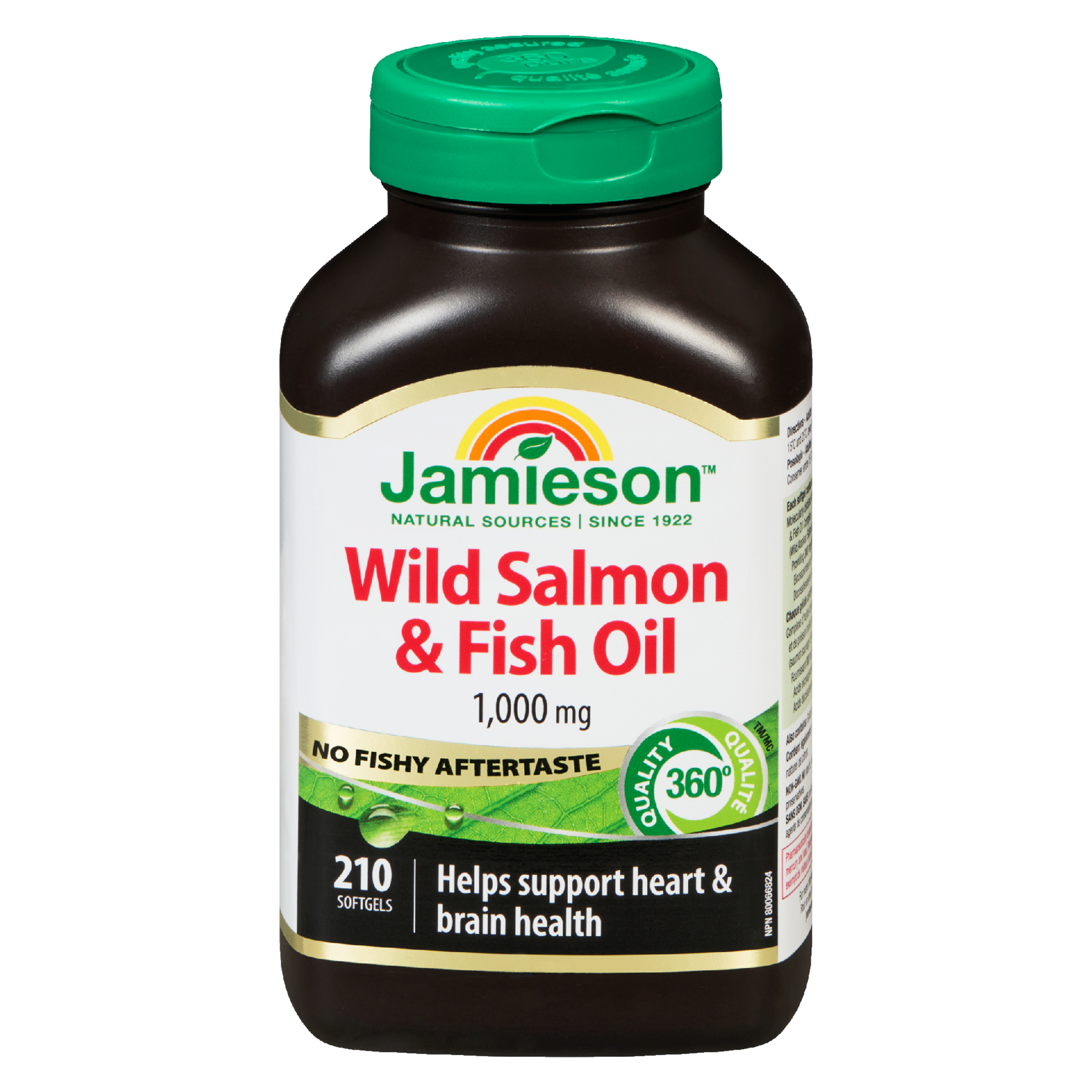 Jamieson Wild Salmon & Fish Oil 1,000 mg 210 Softgels