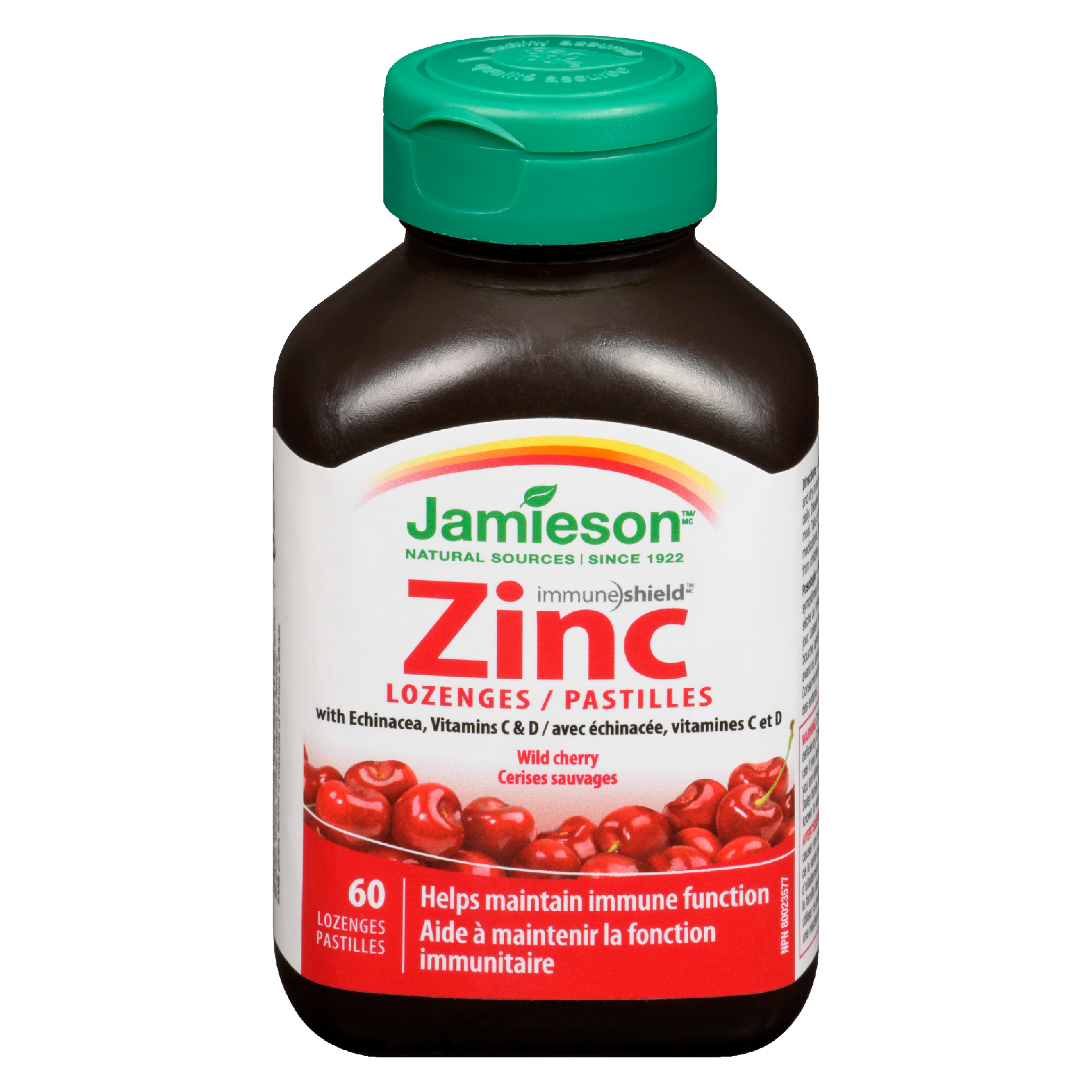 Jamieson Zinc Lozenges Wild Cherry 60 Lozenges