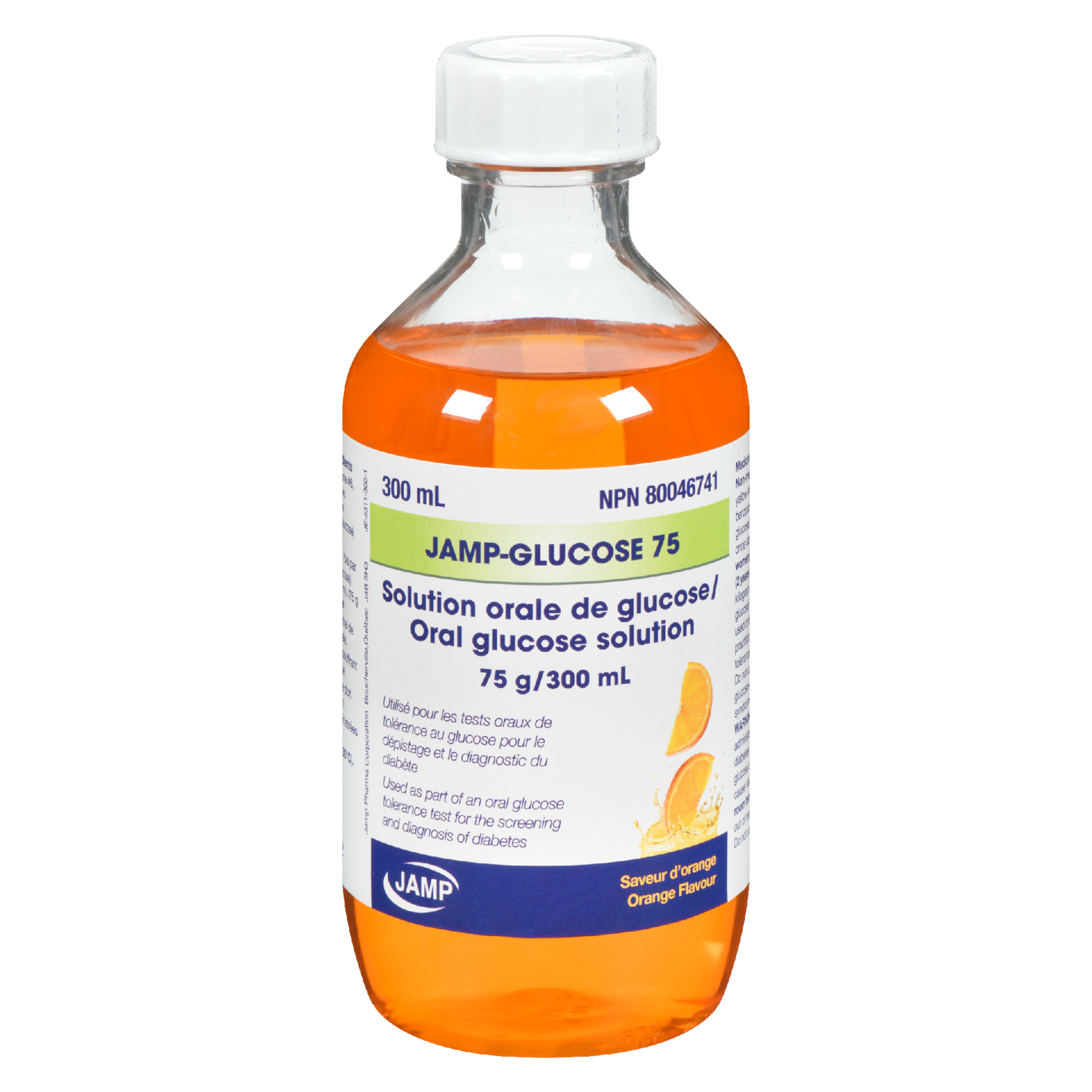 JAMP JAMP-Glucose 75 Oral Glucose Solution Orange Flavour 75 g / 300 ml