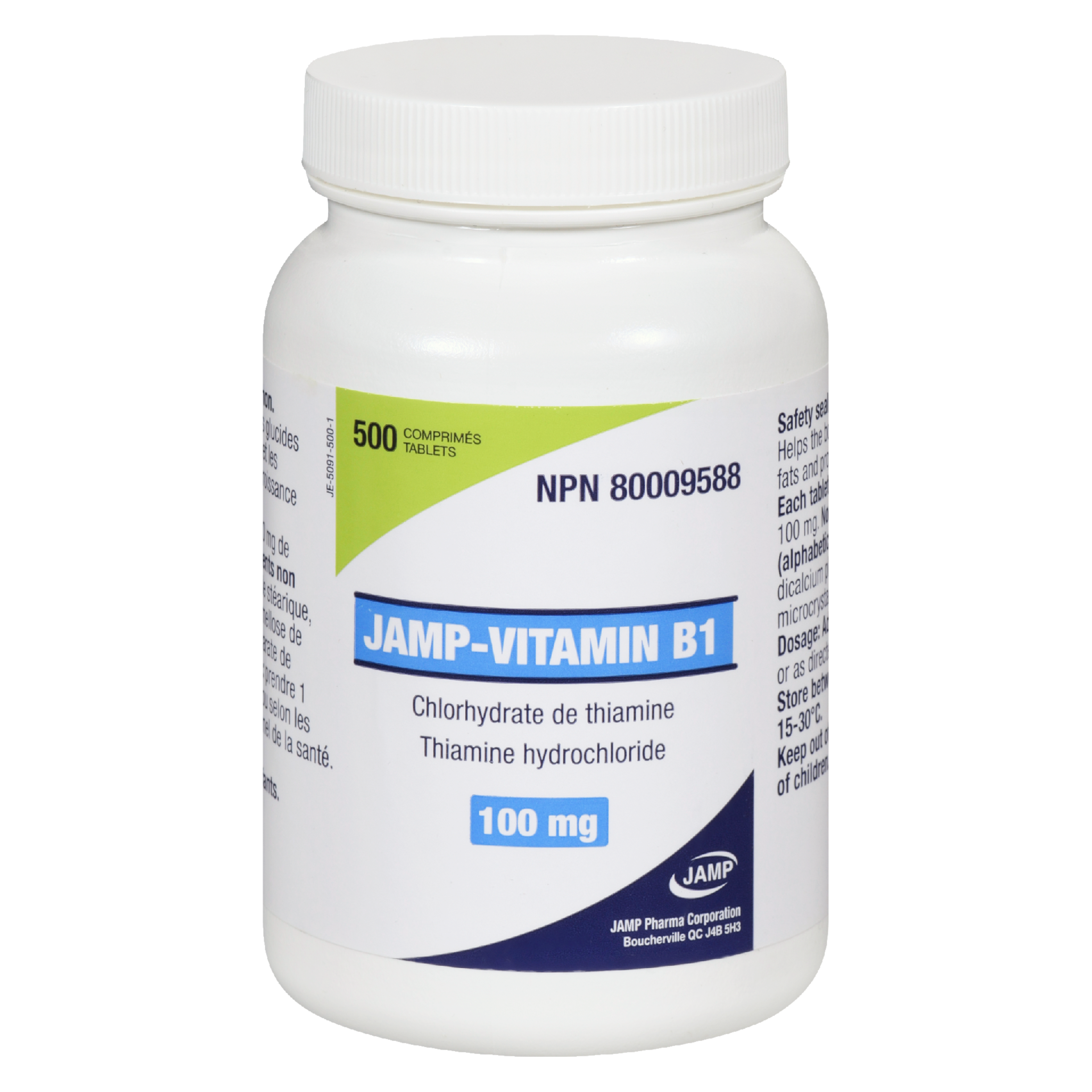 JAMP JAMP-Vitamin B1 100 mg 500 Tablets