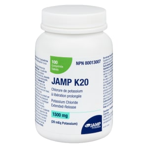 JAMP Pharma JAMP K20 1500 mg 100 Tablets