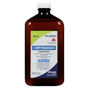 JAMP Pharma JAMP-Magnesium Liquid Raspberry Flavour 500 ml