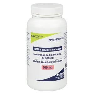 JAMP Pharma JAMP-Sodium Bicarbonate 500 mg 500 Tablets