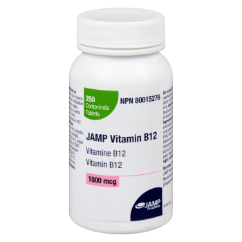 JAMP Pharma JAMP Vitamin B12 1000 mcg 250 Tablets