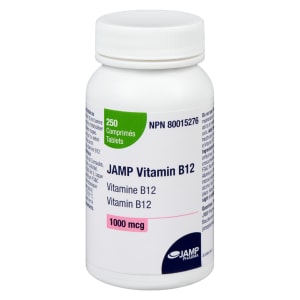 JAMP Pharma JAMP Vitamin B12 1000 mcg 250 Tablets
