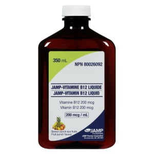 JAMP Pharma JAMP-Vitamin B12 Liquid Fruit Punch Flavour 350 ml