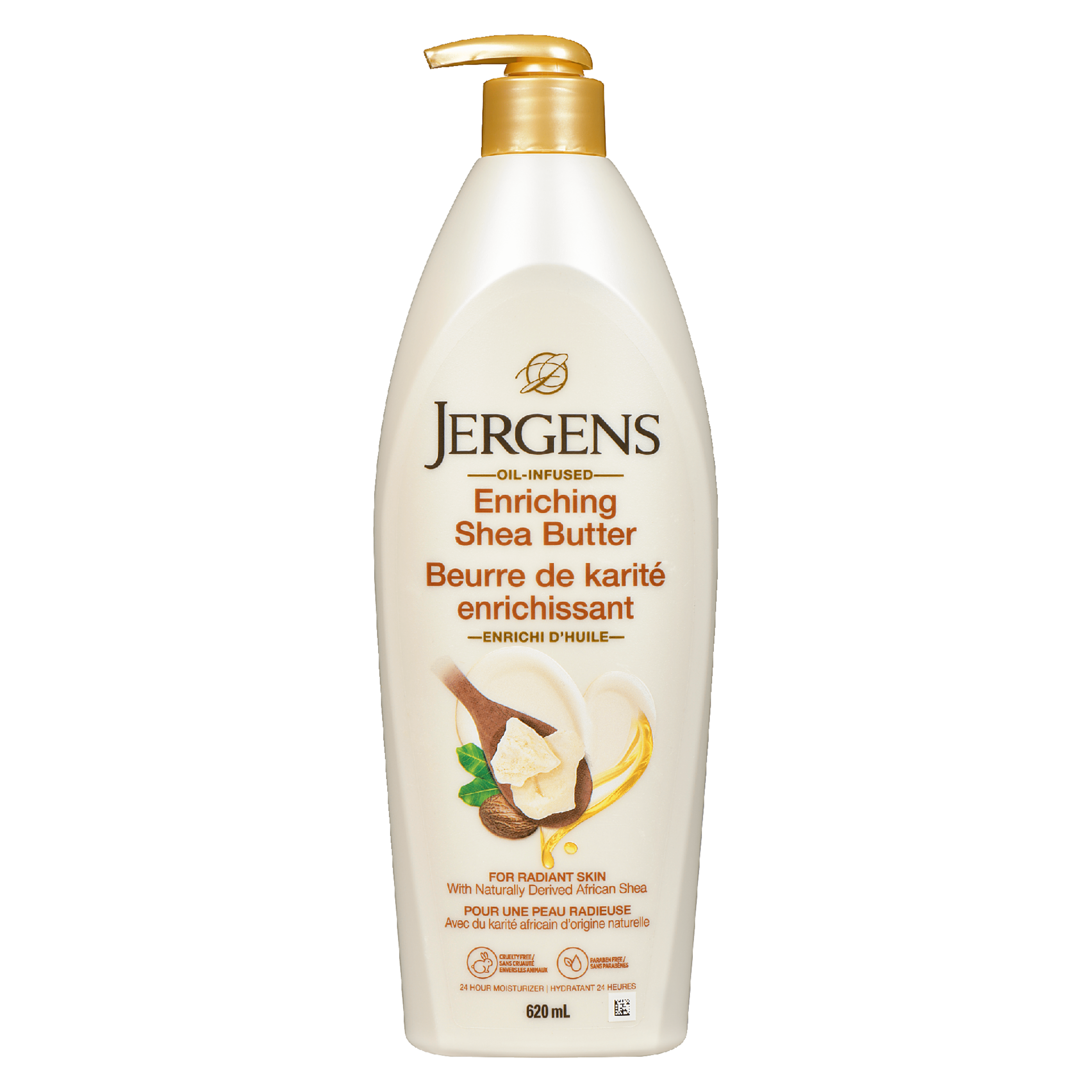 Jergens 24 Hour Moisturizer Enriching Shea Butter 620 ml