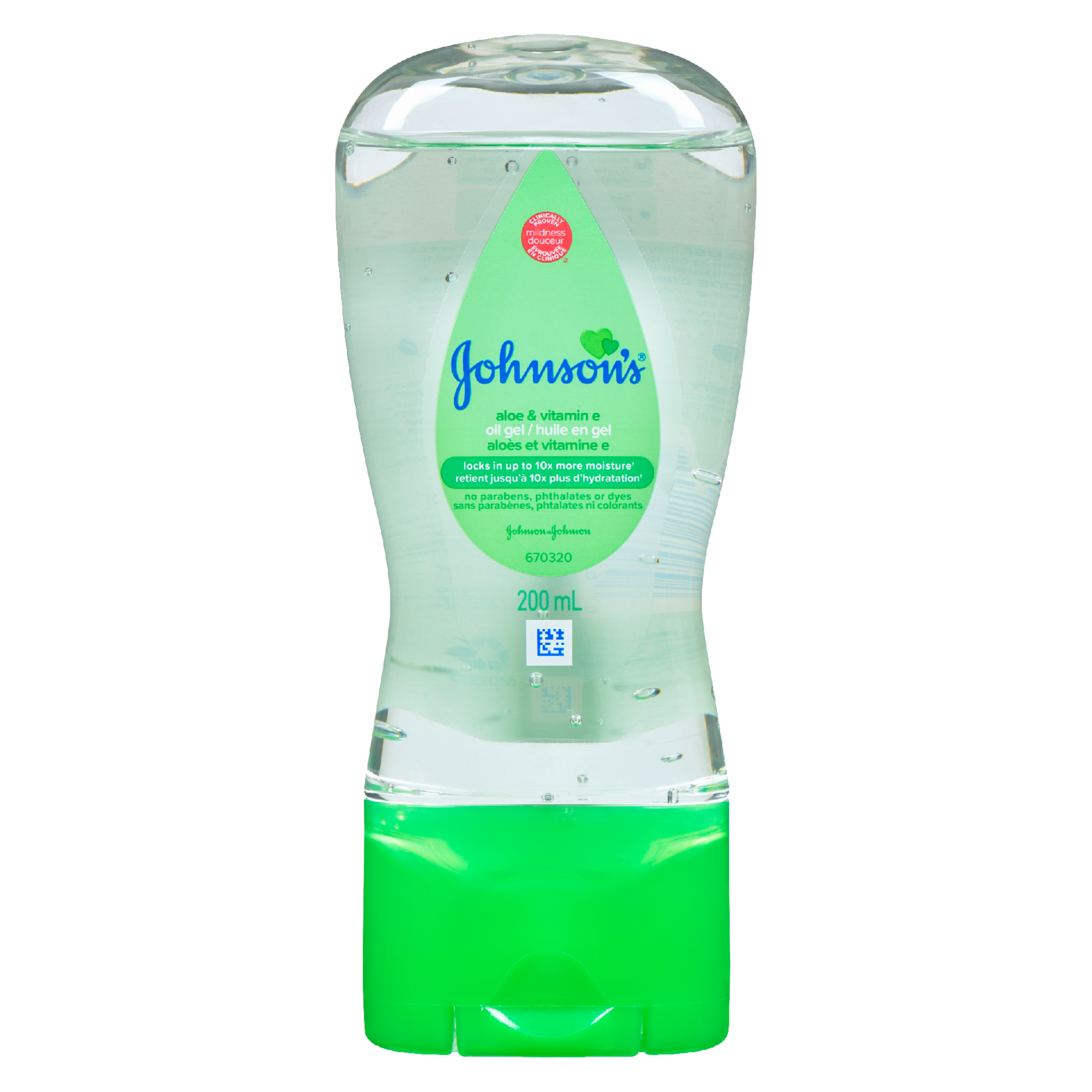 Johnson's Oil Gel Aloe & Vitamin e 200 ml