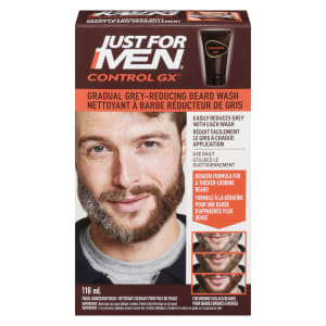 Just For Men Control GX Facial Haircolour Wash Gradual Grey-Reducing Beard Wash 118 ml