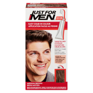 Just For Men Easy Comb-In Colour Multiple Application Haircolour Kit A-35 Medium Brown 35 g