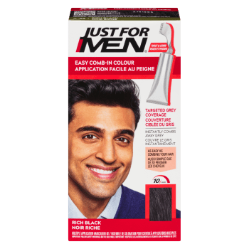 Just For Men Easy Comb-In Colour Multiple Application Haircolour Kit A-65 Rich Black 35 g