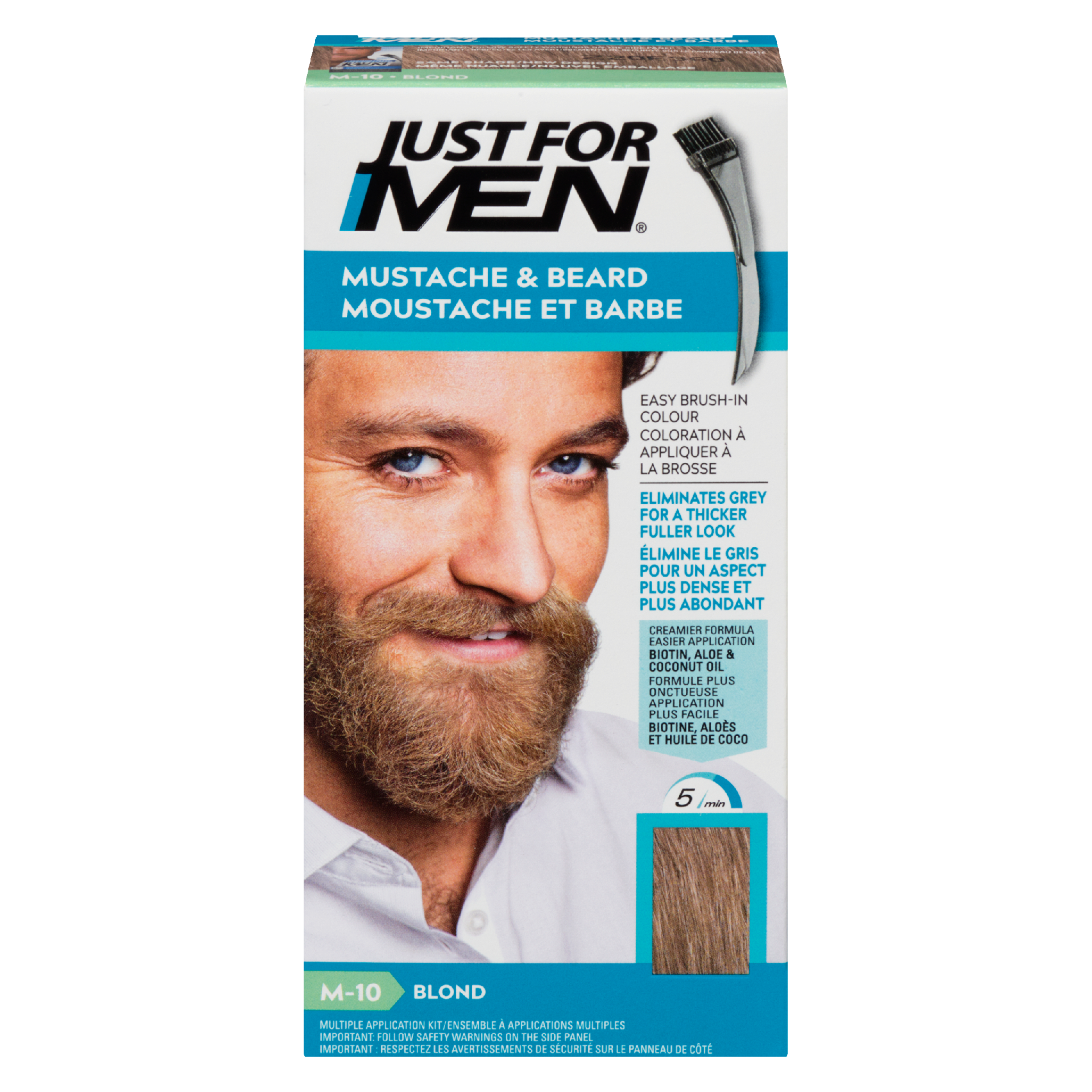 Just for Men Multiple Application Kit Mustache & Beard Blond M-10