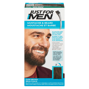 Just For Men Mustache & Beard Multiple Application Kit M-45 Dark Brown