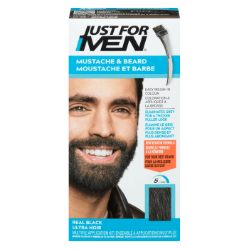 Just For Men Mustache & Beard Multiple Application Kit M-55 Real Black