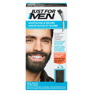Just For Men Mustache & Beard Multiple Application Kit M-55 Real Black