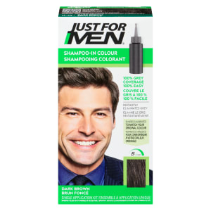 Just For Men Shampoo-In Colour Single Application Kit H-45 Dark Brown