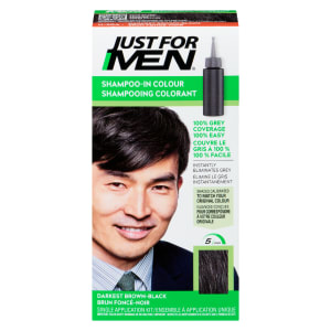 Just For Men Shampoo-In Colour Single Application Kit H-50A Darkest Brown-Black