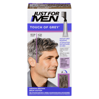 Just For Men Touch of Grey Single Application Haircolour Kit T-35 Medium Brown 35 g