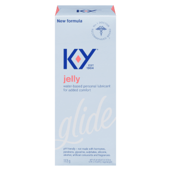 K-Y Jelly Water-Based Personal Lubricant for Added Comfort Glide 113 g