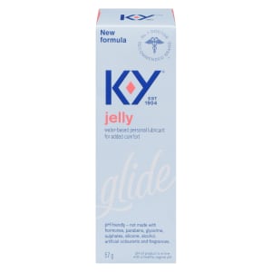 K-Y Jelly Water-Based Personal Lubricant for Added Comfort Glide 57 g