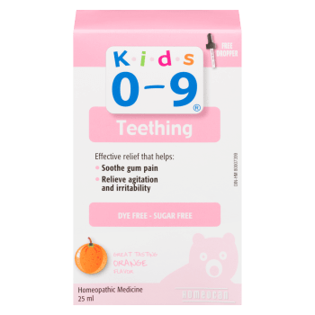 Kids 0-9 Homeopathic Medicine Teething Great Tasting Orange Flavor 25 ml