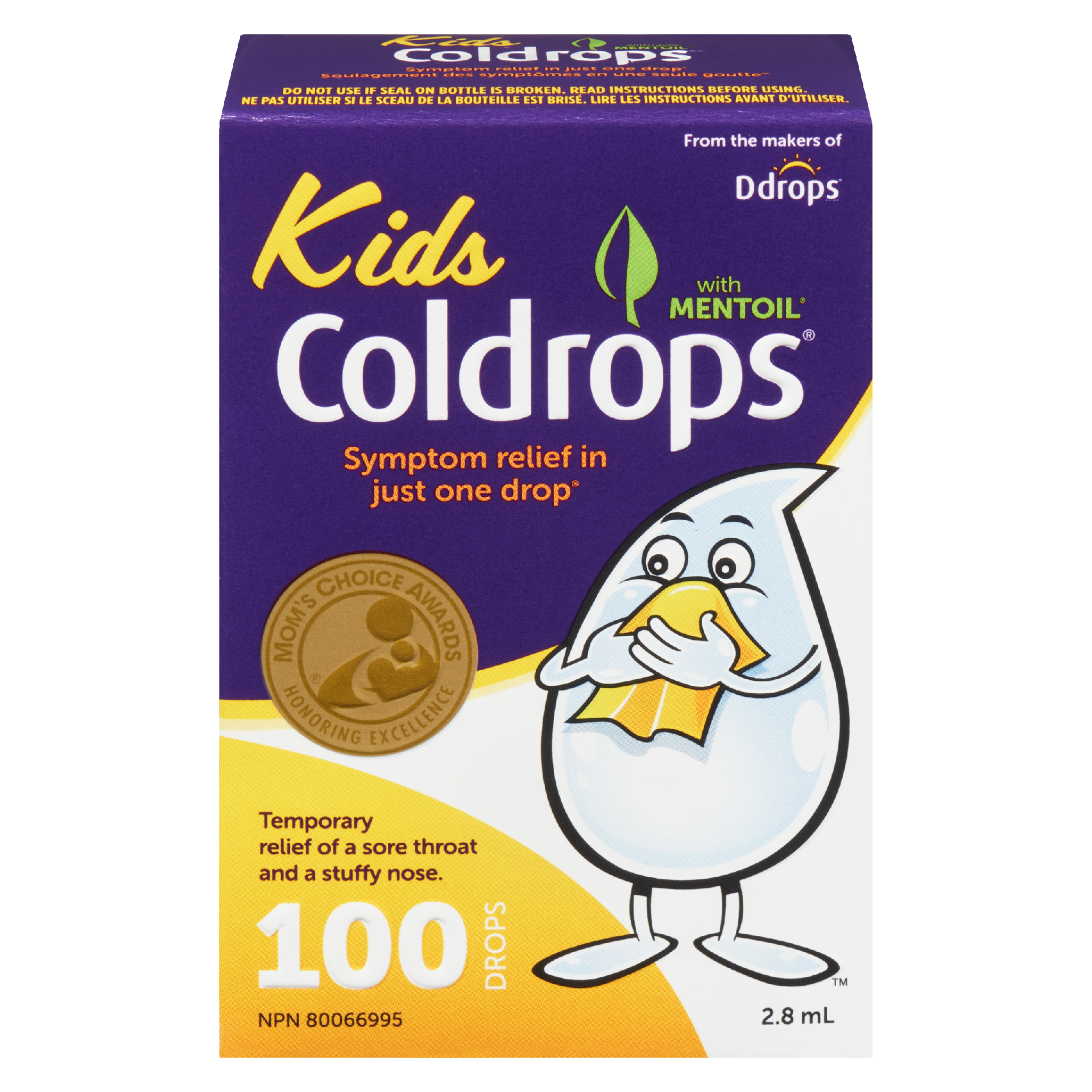 Kids Coldrops with Mentoil 100 Drops 2.8 ml