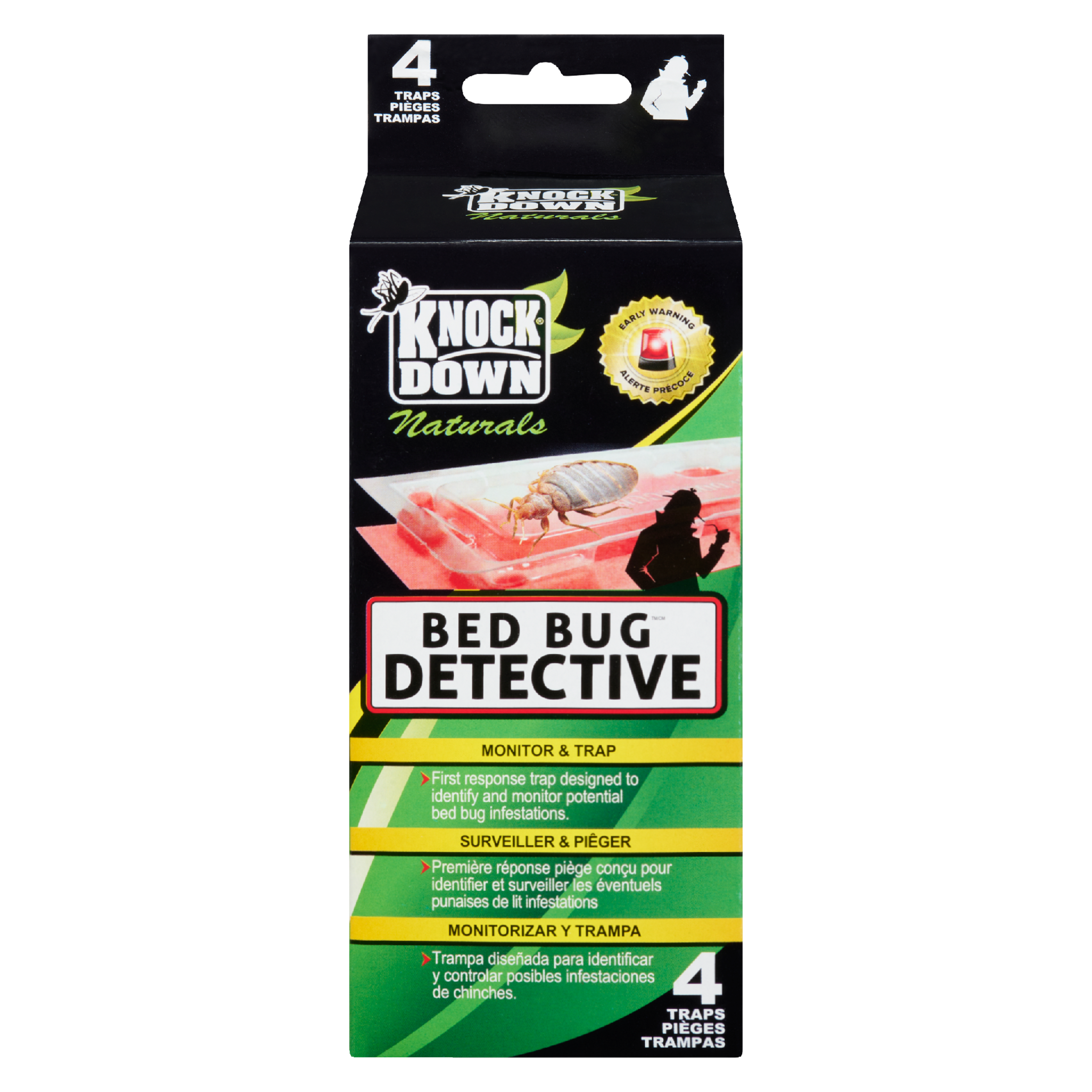 Knock Down Bed Bug Detective 4 Traps