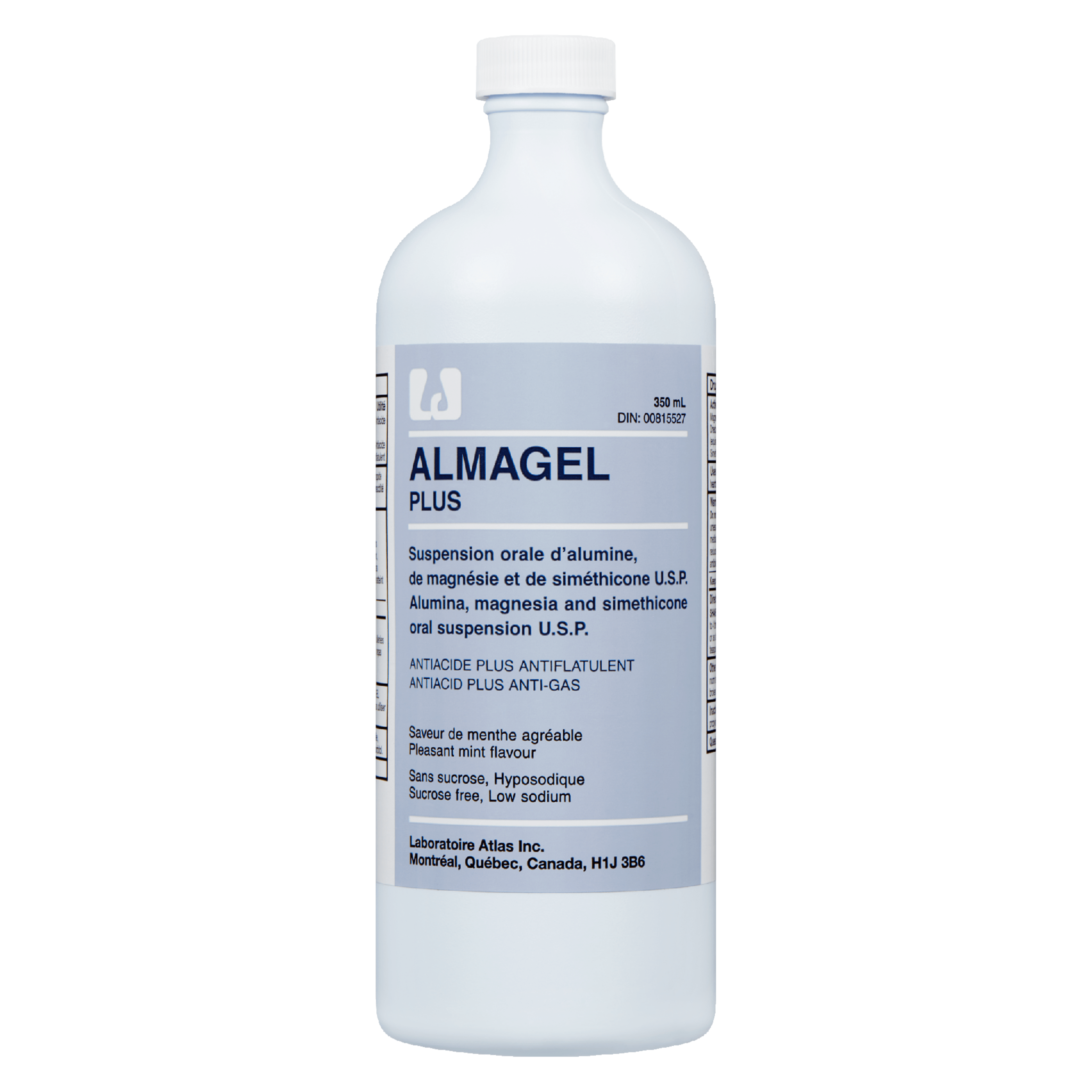 Laboratoire Atlas Almagel Plus Pleasant Mint Flavour 350 ml