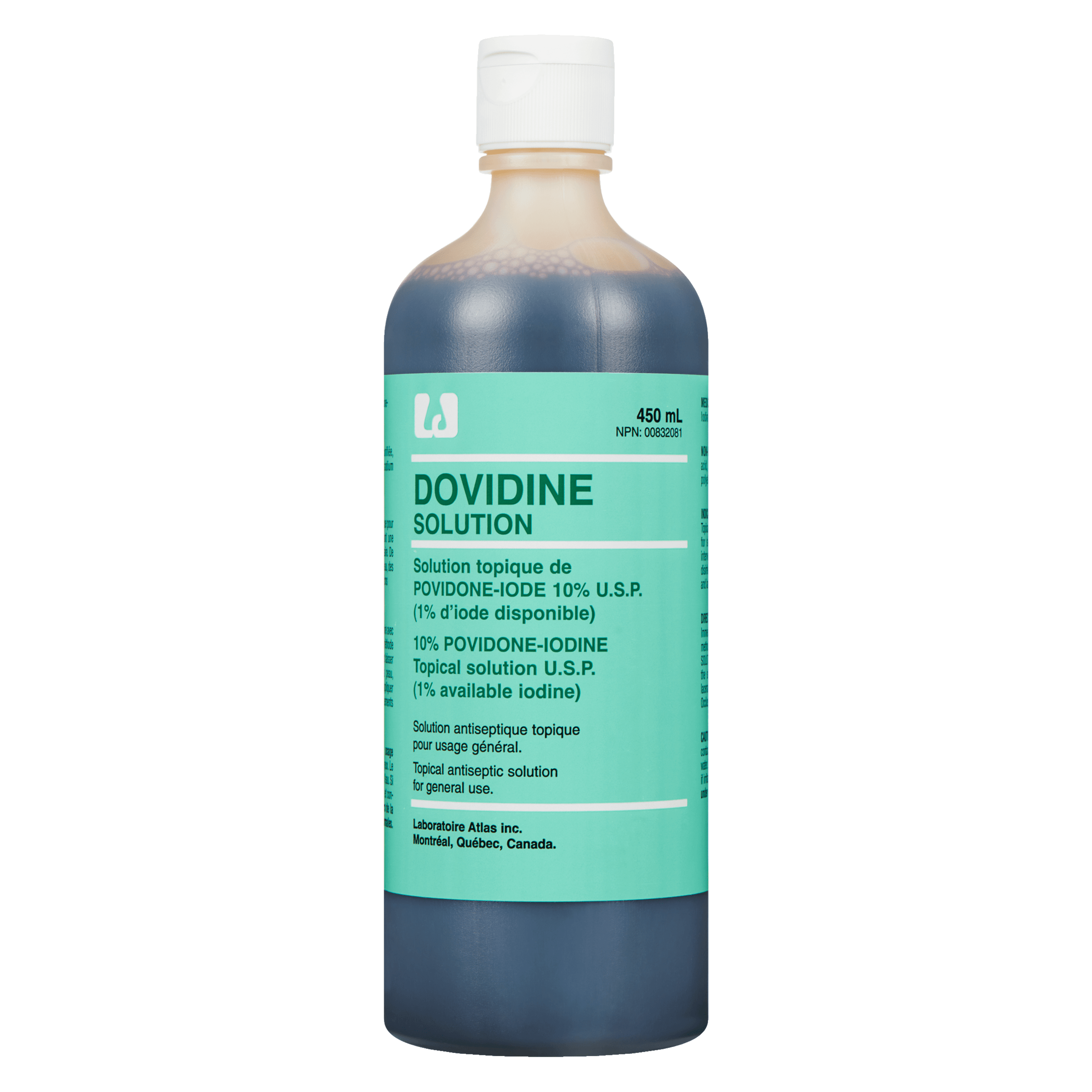 Laboratoire Atlas Dovidine Solution 450 ml