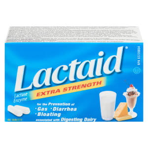 Lactaid Lactase Enzyme Extra Strength 40 Tablets