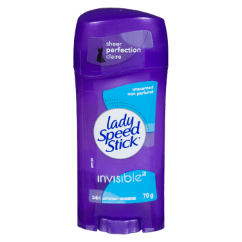 Lady Speed Stick Invisible Unscented 24H Antiperspirant 70 g