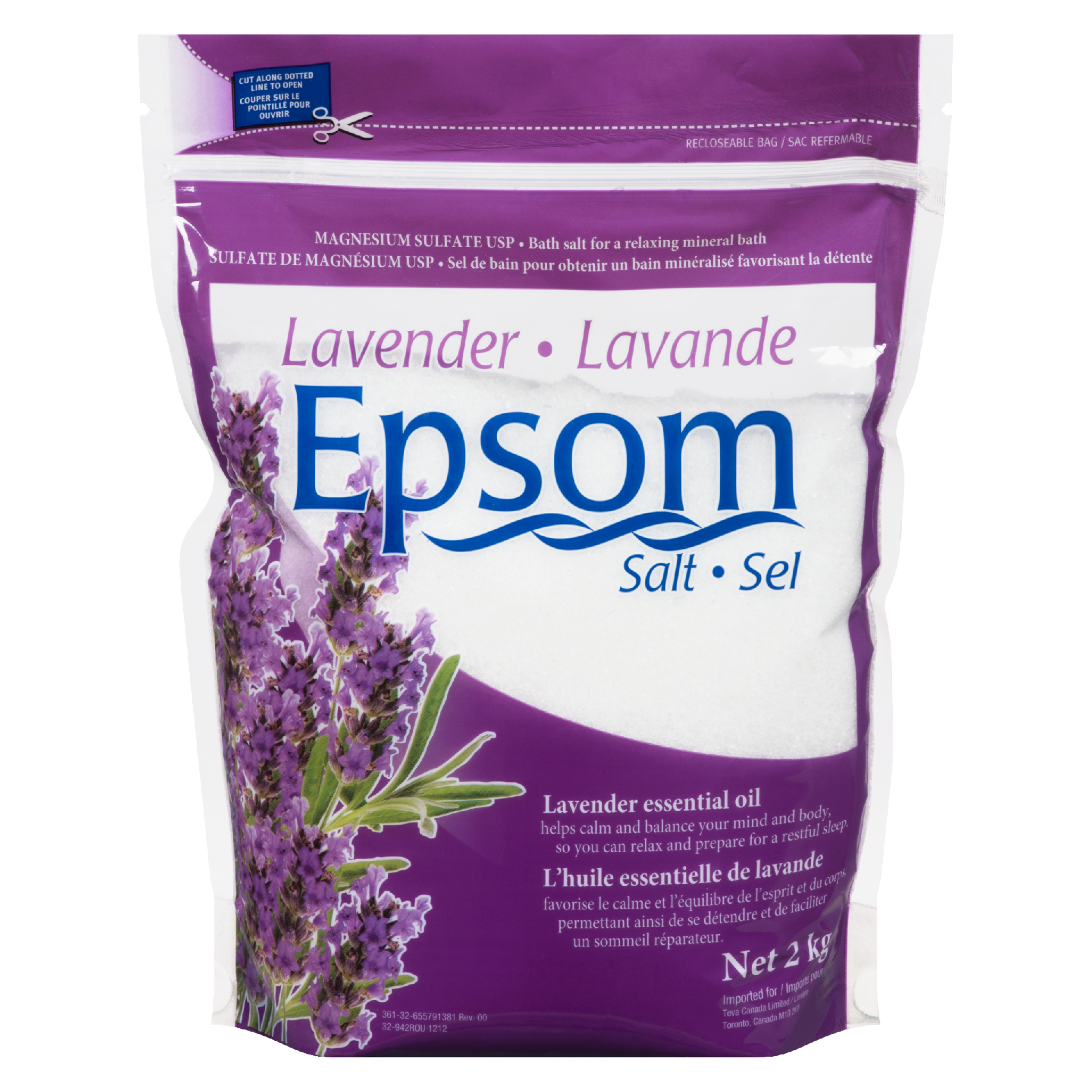 Lavender Epsom Salt 2 kg