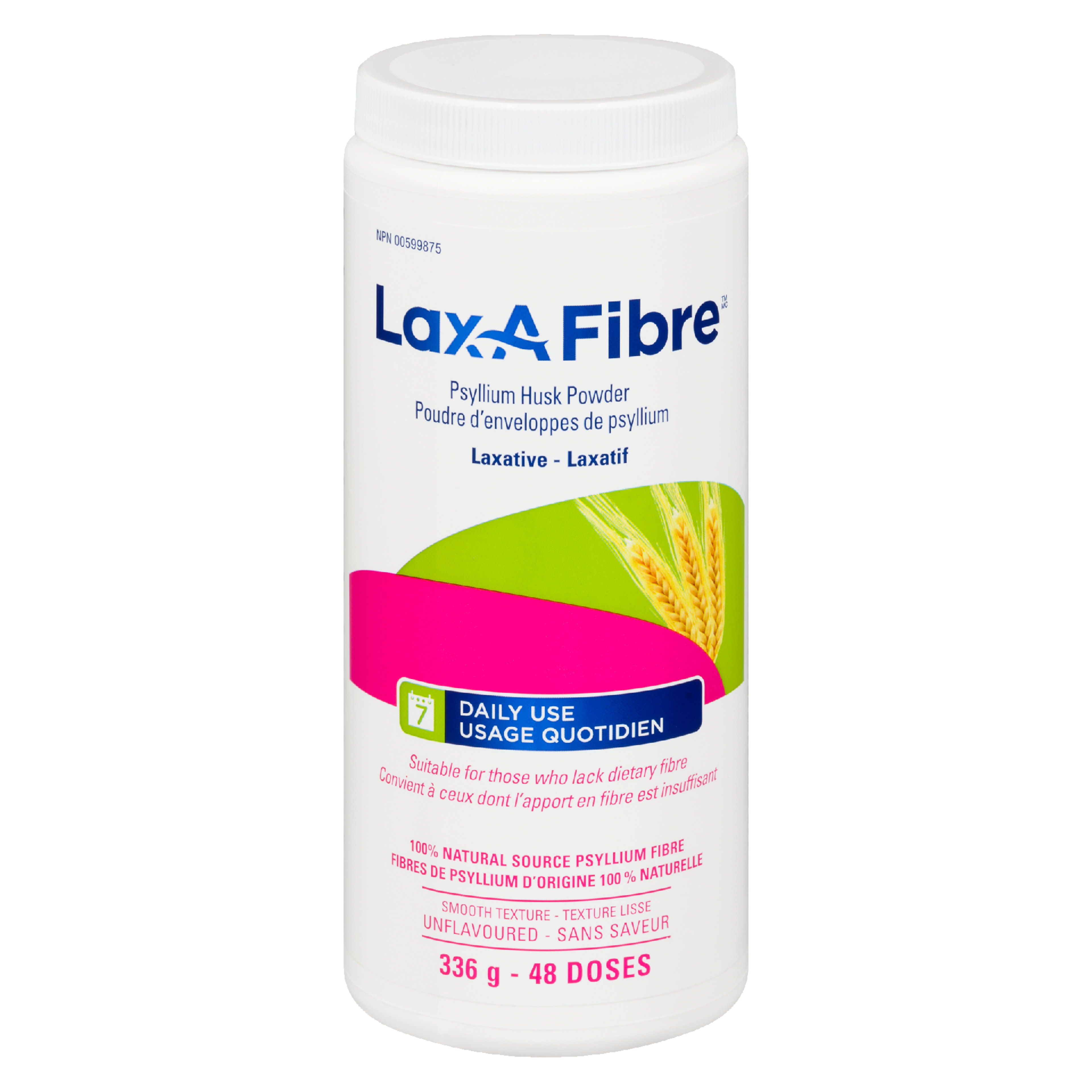 Lax-A Fibre Laxative Psyllium Husk Powder 48 Doses 336 g