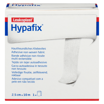 Leukoplast Hypafix Adhesive Non-Woven Fabric 2.5 cm x 10 m