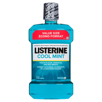 Listerine Antiseptic Mouthwash Cool Mint Value Size 1.5 L