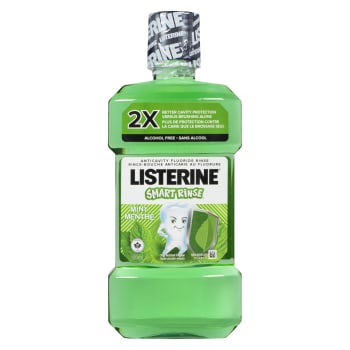 Listerine Smart Rinse Anticavity Fluoride Rinse Mint 500 ml