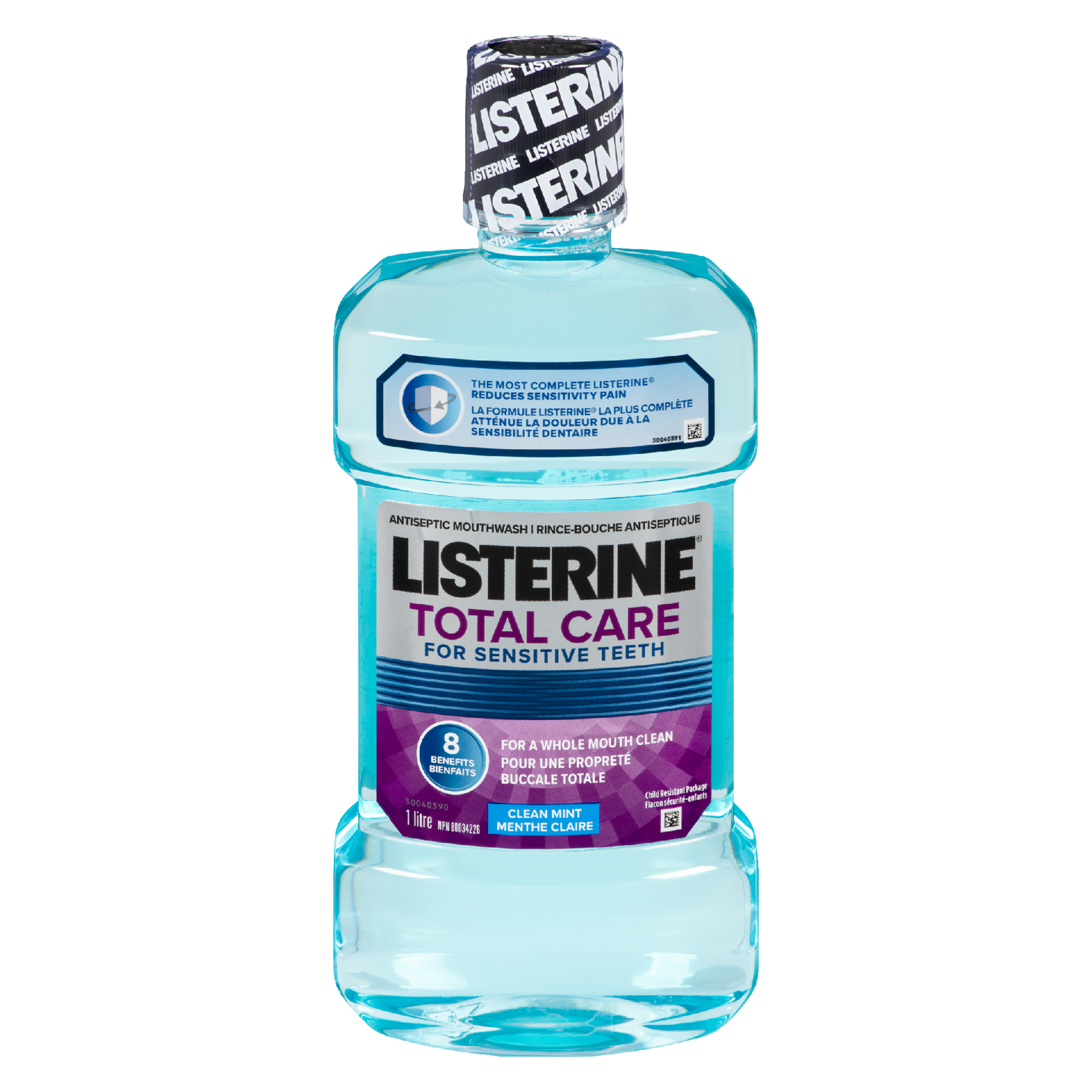 Listerine Total Care for Sensitive Teeth Antiseptic Mouthwash Clean Mint 1 L