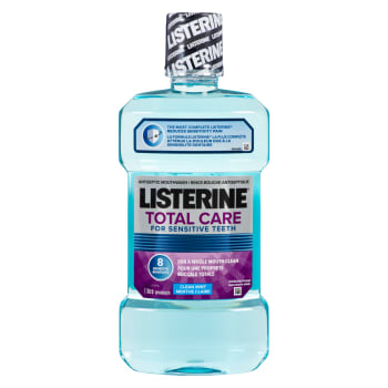 Listerine Total Care for Sensitive Teeth Antiseptic Mouthwash Clean Mint 1 L
